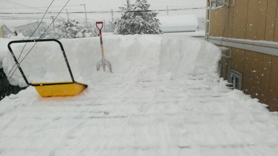 屋根除雪2014