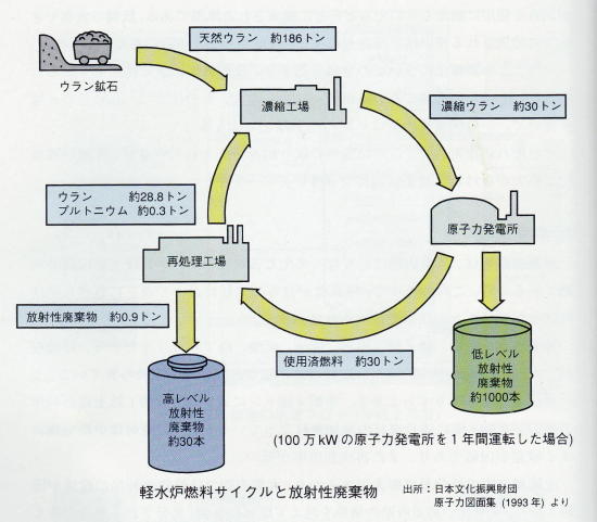 核燃料サイクル図