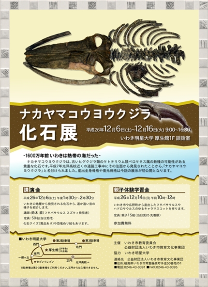 1206～1216ナカヤマコウヨウクジラ化石展blog