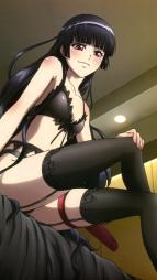 5263201 bra garter_belt inu_to_hasami_wa_tsukaiyou natsuno_kirihime pantsu stockings thighhighs