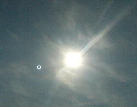 2012年5月21日AM7時32分金環日食