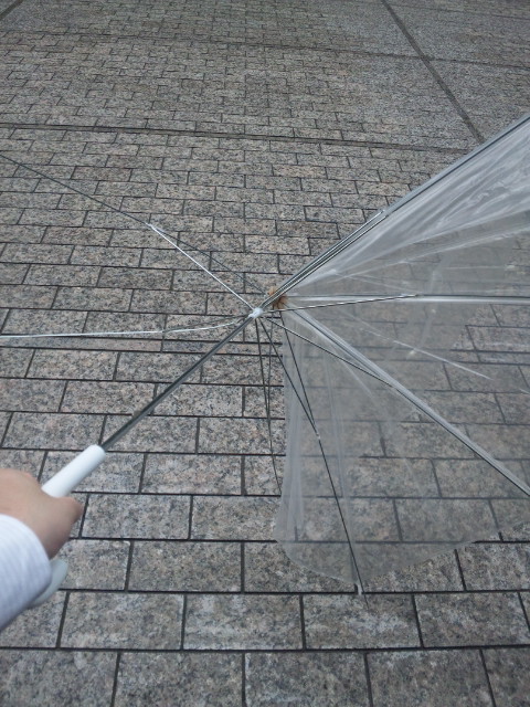 傘大破