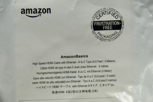 Amazonベーシック ハイスピードHDMIケーブル
