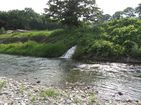 松尾川の渡し跡