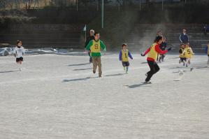 2011年度青葉ＦＣ初蹴り親子サッカー（2012.1.8）@すすき野小学校
