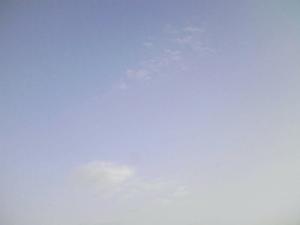 大泉緑地で撮った空（9月23日撮影）