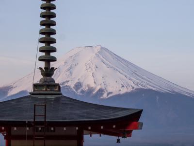 富士山と五重の塔（2）