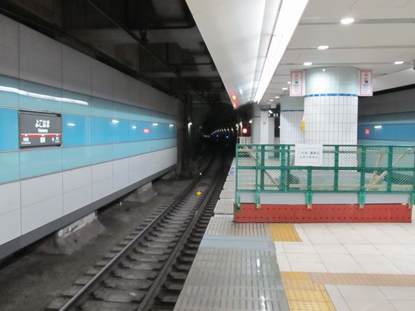延長部分が再度立入禁止となった横浜駅